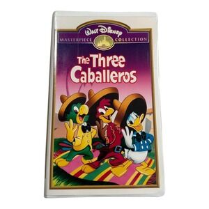 Walt Disney The Three Caballeros‎ VHS Masterpiece Collection Animated Movie